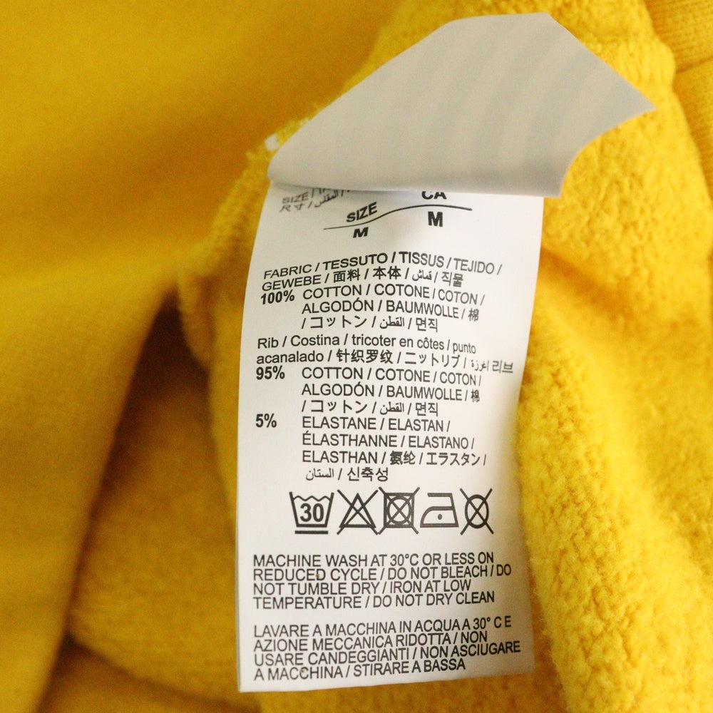 OFF-WHITE(オフホワイト) 19AW Industrial Y013 Hoodie インダストリアル Y013 シューレース フーデット プルオーバーパーカー イエロー OMBB057F19E30016