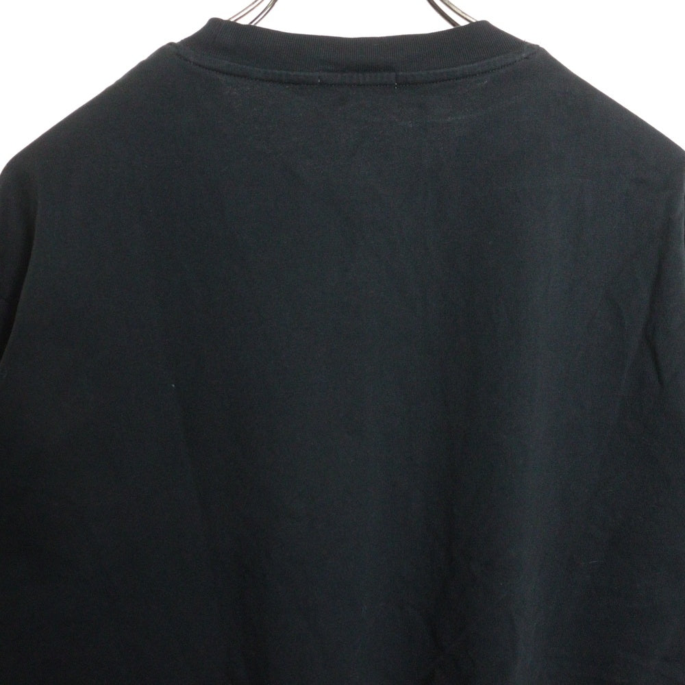 KITH(キス) LONG SLEEVE LAX TEE ラックス 胸プリントデザイン クルーネック カットソー 長縄Tシャツ ブラック KHM030688