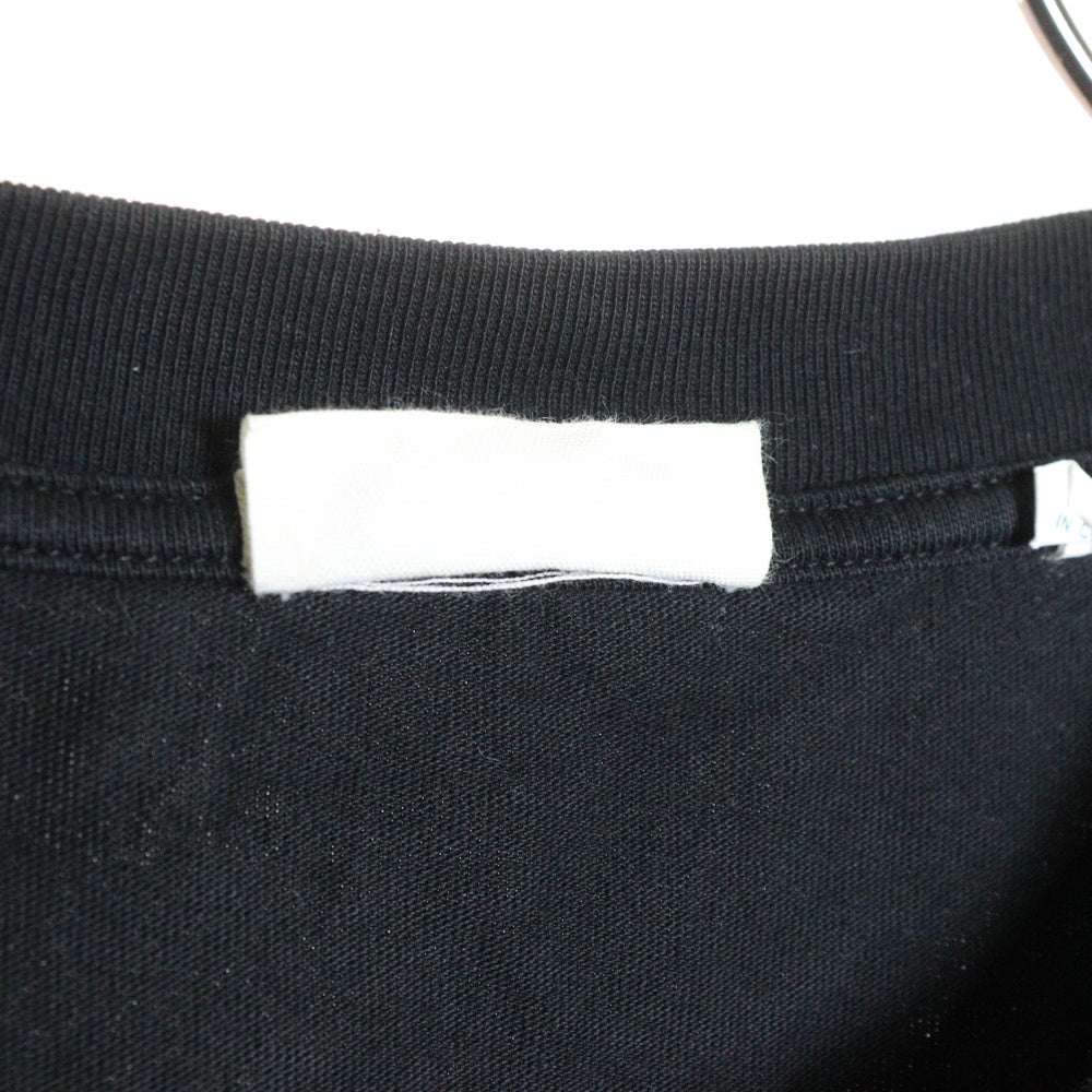 KITH(キス) LONG SLEEVE LAX TEE ラックス 胸プリントデザイン クルーネック カットソー 長縄Tシャツ ブラック KHM030688