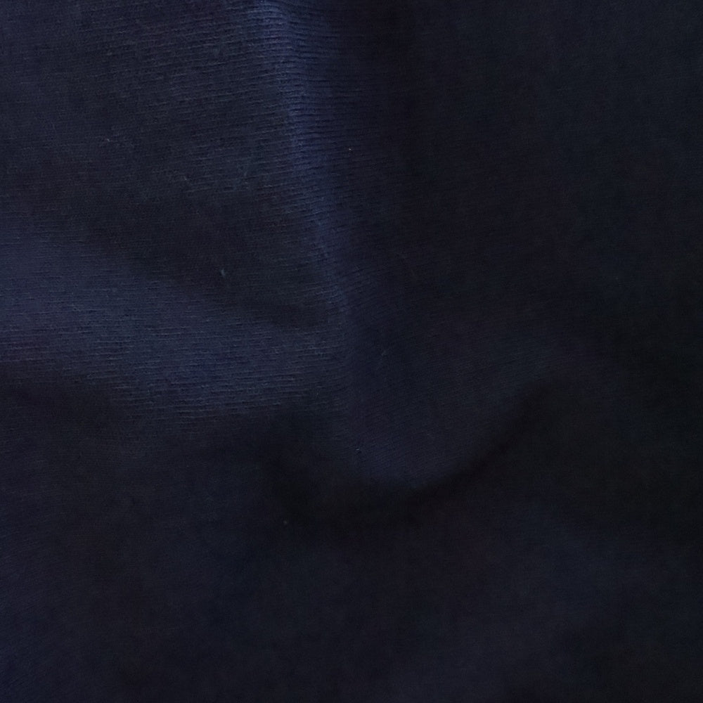 The Almeda Club(アルメダクラブ) ×THE APARTMENT ジ アパートメント フロントロゴデザイン クルーネック カットソー 長袖Tシャツ ネイビー