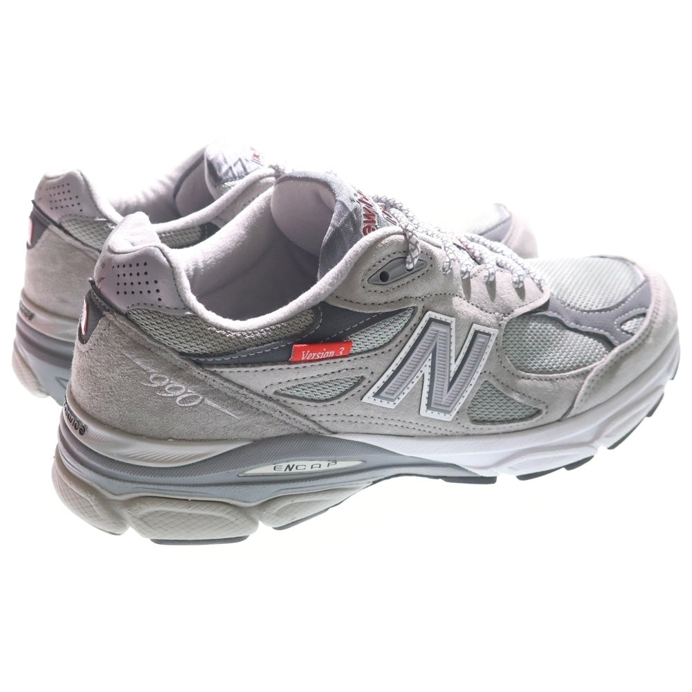 New Balance(ニューバランス) M990VS3 USA製 スウェード ローカットスニーカー グレー US9.5/27.5cm
