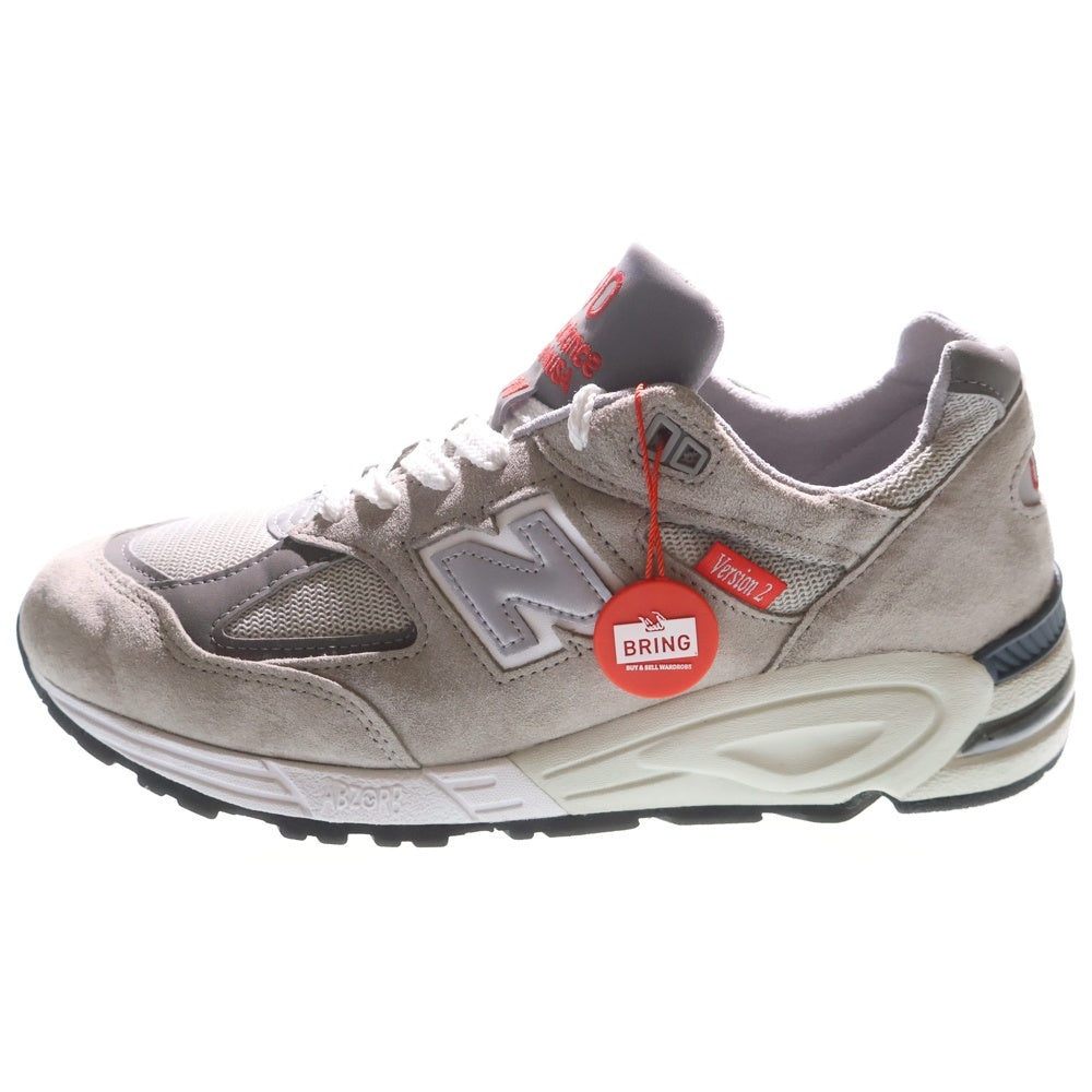New Balance(ニューバランス) M990VS2 USA製 スウェード ローカットスニーカー グレー US9.5/27.5cm