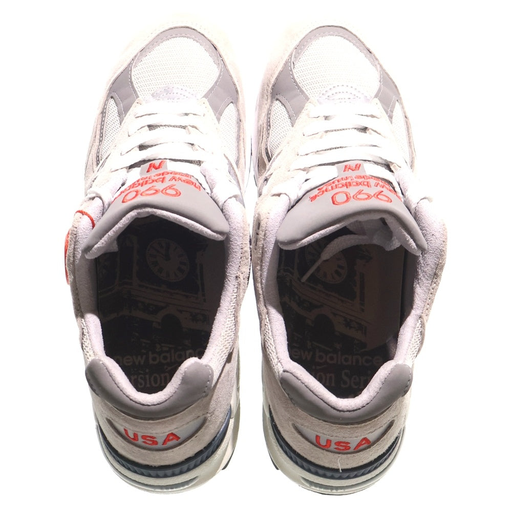 New Balance(ニューバランス) M990VS2 USA製 スウェード ローカットスニーカー グレー US9.5/27.5cm
