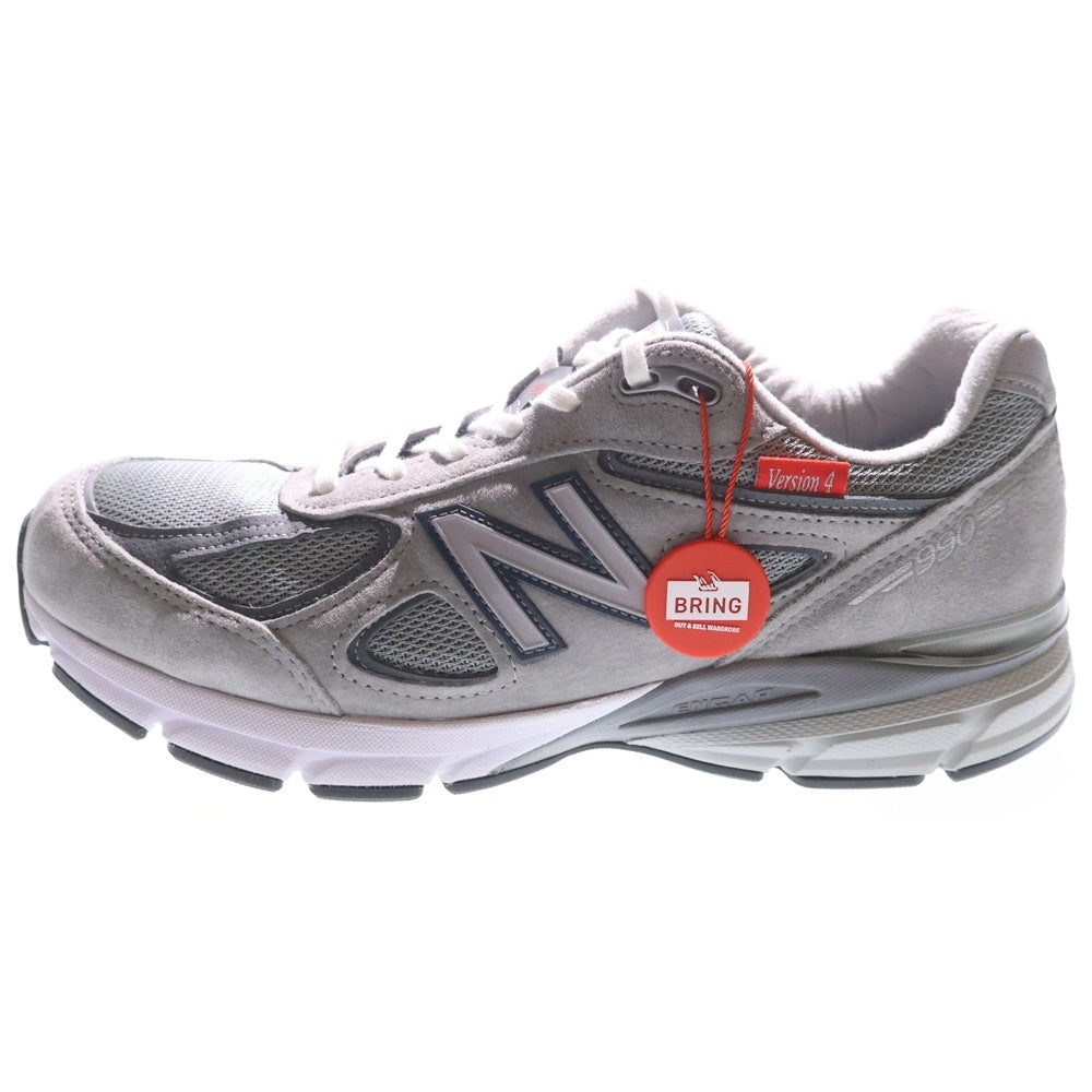 New Balance(ニューバランス) M990VS4 USA製 スウェード ローカットスニーカー グレー US9.5/27.5cm