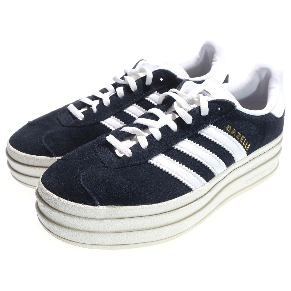 adidas(アディダス) GAZELLE BOLD ガゼル ボールド ローカットスニーカー レディース ブラック/ホワイト US5.5/225cm HQ6912