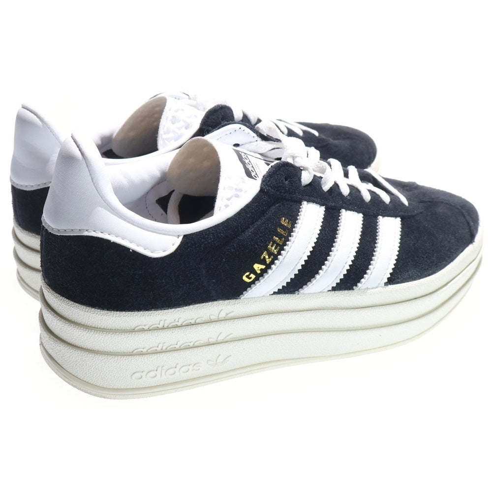 adidas(アディダス) GAZELLE BOLD ガゼル ボールド ローカットスニーカー レディース ブラック/ホワイト US5.5/225cm HQ6912