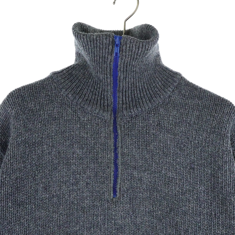 VINTAGE(ヴィンテージ) 80-90S VINTAGE NORSEWEAR ノースウェア ウール ハーフジッププルオーバーニット セーター グレー