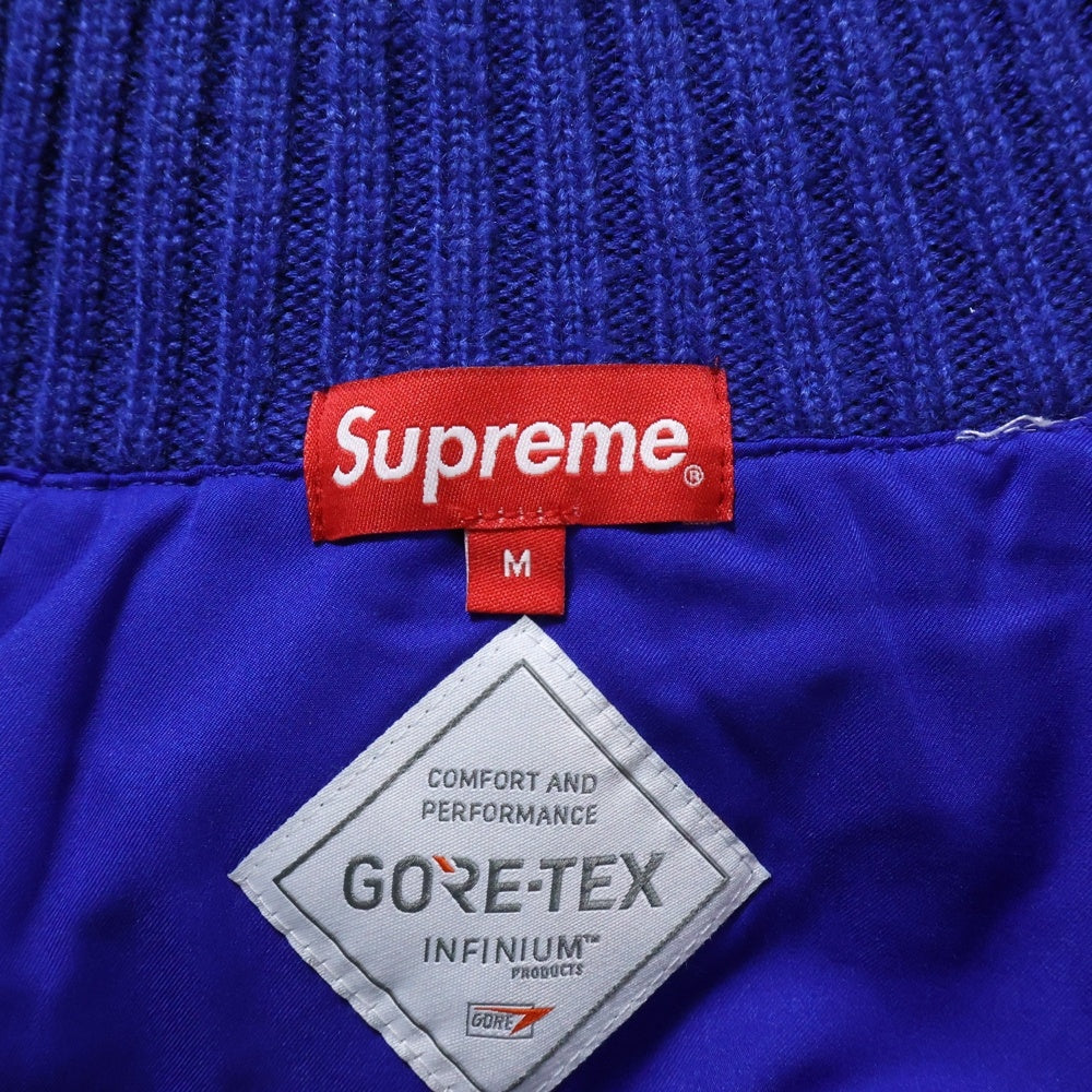 SUPREME(シュプリーム) 20AW Chullo Windstopper Zip Up Sweater GORE-TEX チューロ ウィンドストッパー ゴアテックス フルジップ ニット セーター ブルー