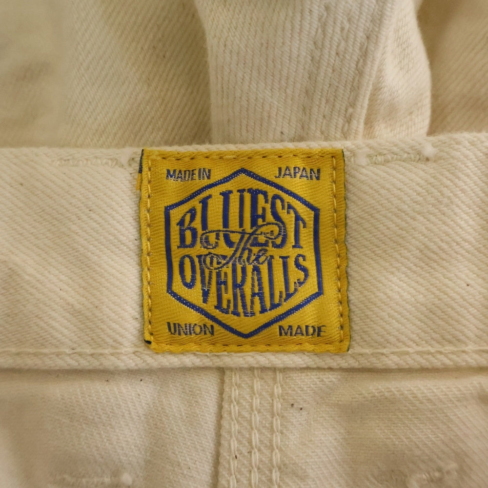 UNION(ユニオン) THE PAINTER PANTS パッチロゴデザイン ジップアップ ペインターパンツ ホワイト TB0-0009