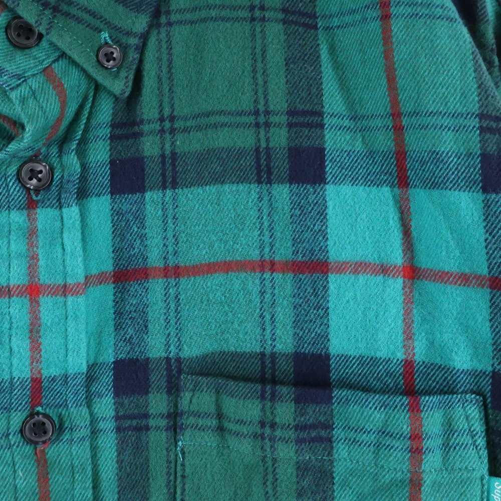 SUPREME(シュプリーム) 18AW Tartan L/S Flannel Shirt タータンチェック ボタンダウン フランネル 長袖シャツ グリーン