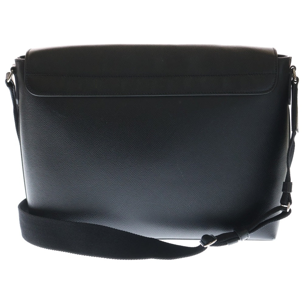 dunhill(ダンヒル) レザー メッセンジャー バッグ ショルダーバッグ ブラック