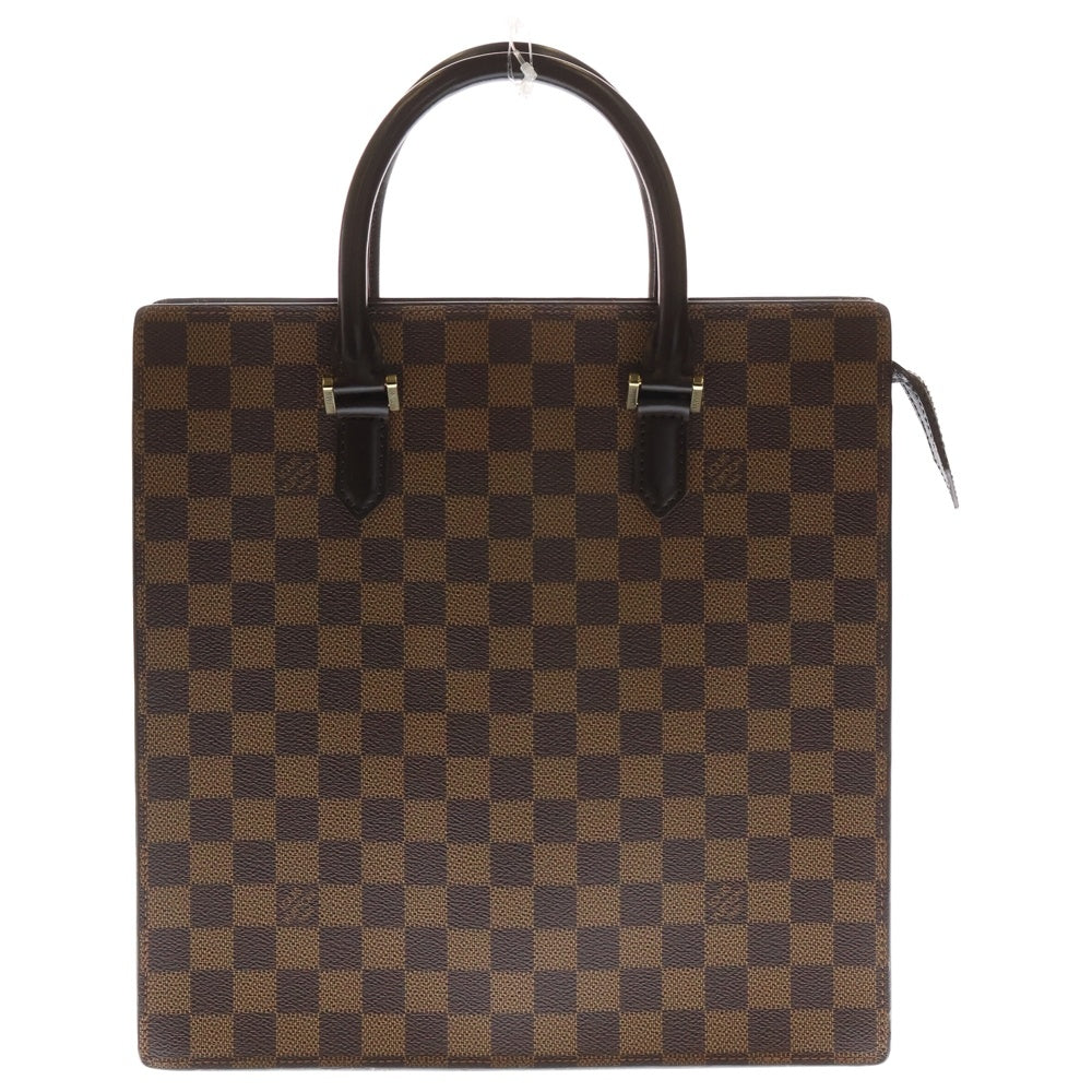 LOUIS VUITTON(ルイヴィトン) ダミエ ヴェニス PM トート ハンドバッグ ゴールド金具 ブラウン レザー×PVC N51145 MI0918 レディース