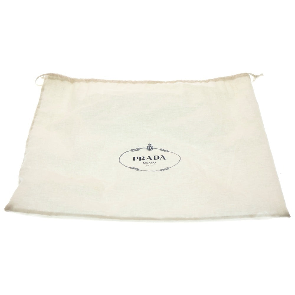 PRADA(プラダ) カナパミニ 2WAYトート ハンド ショルダーバッグ ネイビー キャンバス ゴールド金具 レディース