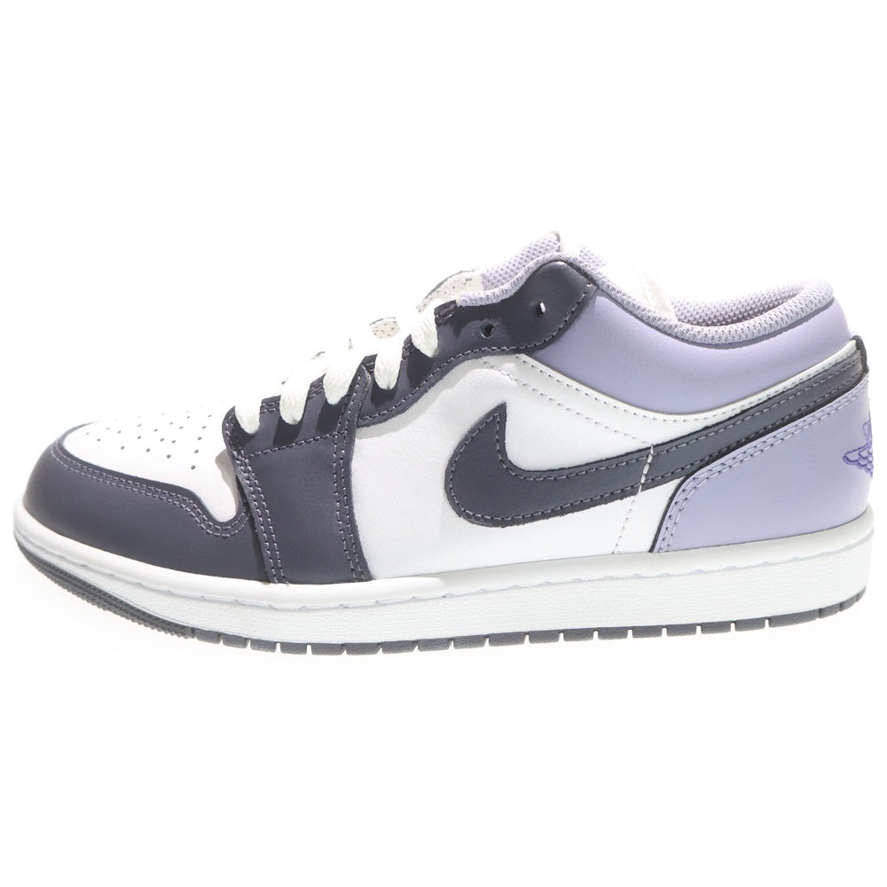 NIKE(ナイキ) AIR JORDAN 1 LOW エア ジョーダン 1 ローカットスニーカー パープル/ホワイト USUS8.5/26.5cm 553558-145