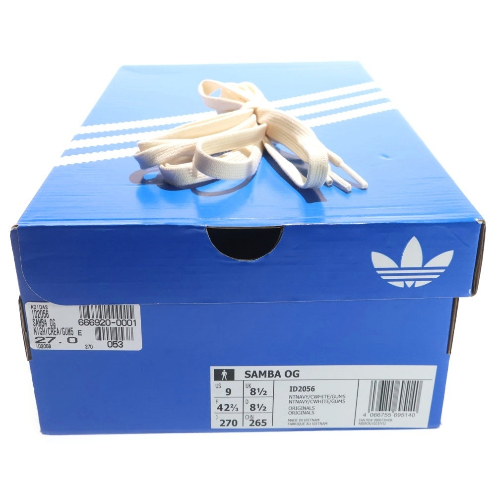 adidas(アディダス) SAMBA OG サンバ オージー ローカットスニーカー ネイビー US9/27cm ID2056