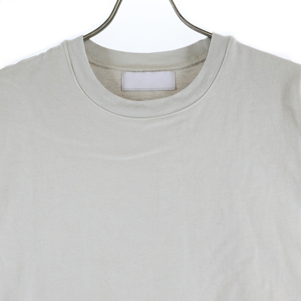 NEON SIGN(ネオンサイン) LAYERED T-SHIRTS レイヤード コットン クルーネック カットソー 半袖Tシャツ ベージュ N1665