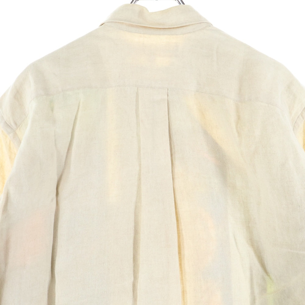 COMME des GARCONS SHIRT(コムデギャルソンシャツ) 02SS 総柄 ドッキング ショートスリーブ 比翼シャツ マルチカラー S10132