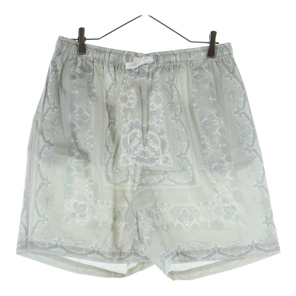 Hideandseek(ハイドアンドシーク) Bandana Pattern Short バンダナパターン ショーツ ハーフパンツ アイボリー HP-050325