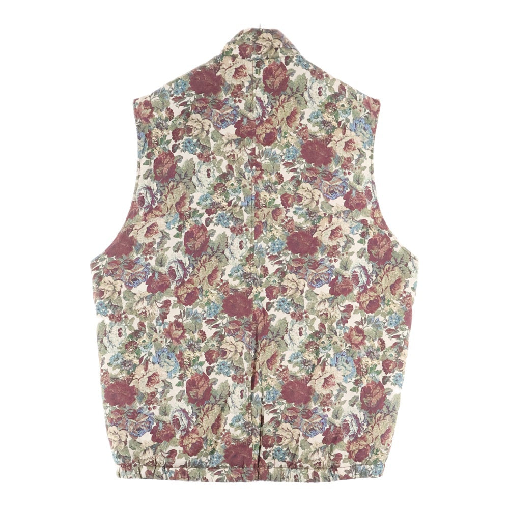 FAT(エフエーティー) ×WILDTHINGS WILDYARD ワイルドシングス ワイルドヤード 総柄 パファーベスト ブラウン F32420-JK07-AB