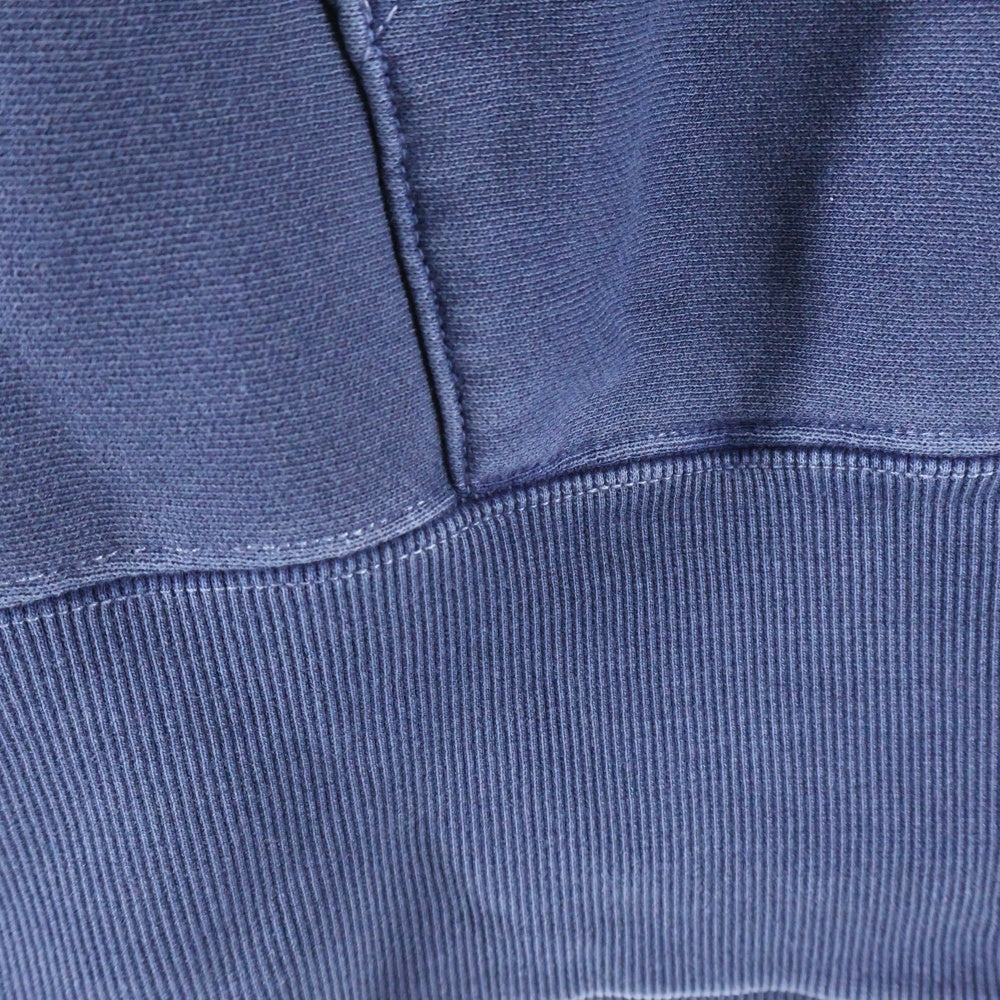 FAT(エフエーティー) DYEMENT.HALF ダイメント ハーフジップ プルオーバースウェット トレーナー ネイビー F32510-SW08