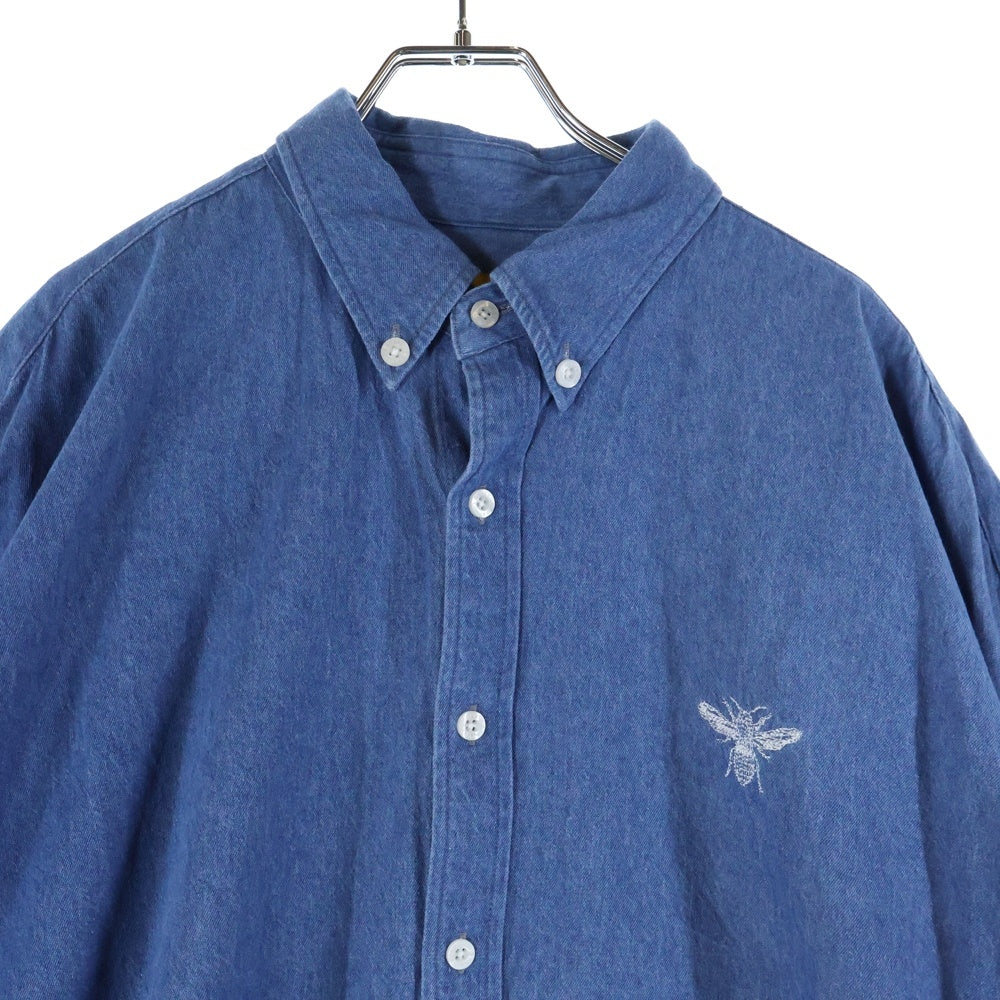 FAT(エフエーティー) B.D.Dee ビーディーディー ボタンダウン 長袖デニムシャツ インディゴ F32510-SH09-AB