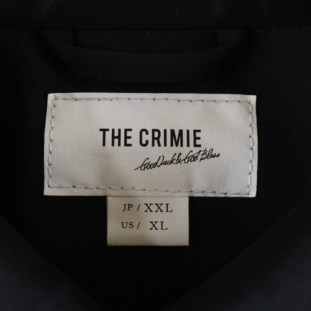 THE CRIMIE(ザ クライミー) EMBROIDERY LONG SLEEVE SHIRT エンブロイダリー ロングスリーブシャツ ブラック CR1-02D5-SL06
