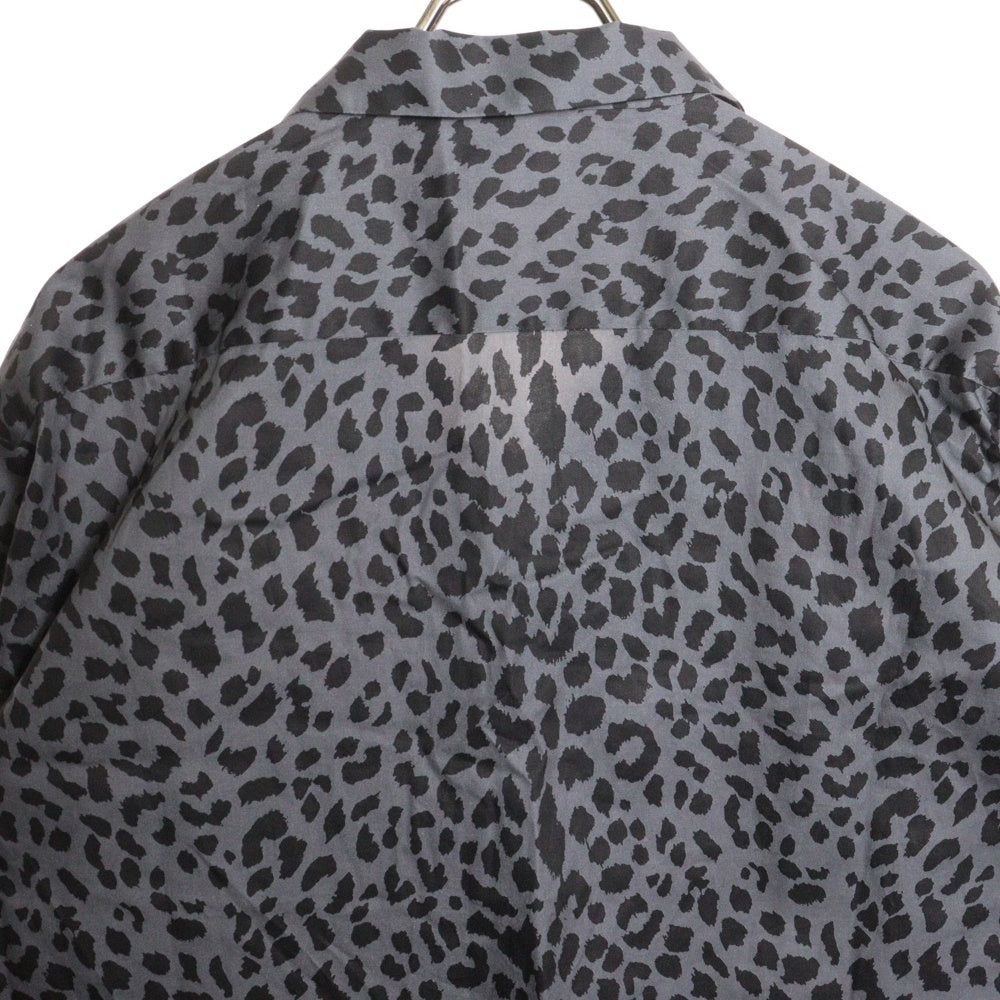 Hideandseek(ハイドアンドシーク) Panther L/S Shirt パンサー レオパード 長袖シャツ グレー HS-030225