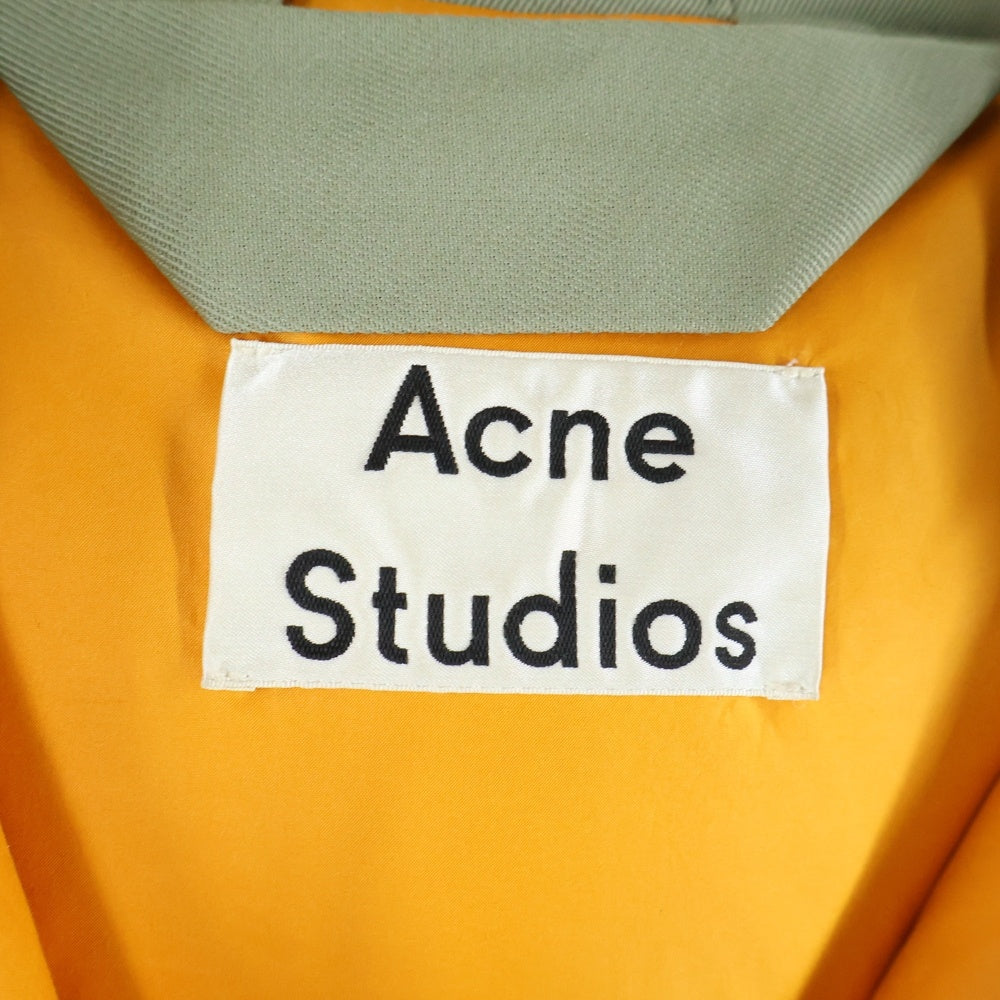 Acne Studios(アクネ ストゥディオズ) ASA TECH PADDED JACKET アサテック ジップアップフーデッド 中綿ジャケット カーキ 12B163-