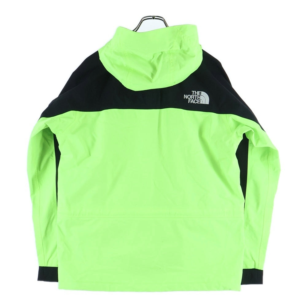 THE NORTH FACE(ザノースフェイス) MOUNTAIN LIGHT JACKET GORE-TEX ゴアテックス ロゴエンブロイダリー ジップアップ フーデッド マウンテンライトジャケット ネオングリーン NP11834
