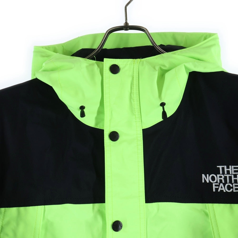 THE NORTH FACE(ザノースフェイス) MOUNTAIN LIGHT JACKET GORE-TEX ゴアテックス ロゴエンブロイダリー ジップアップ フーデッド マウンテンライトジャケット ネオングリーン NP11834