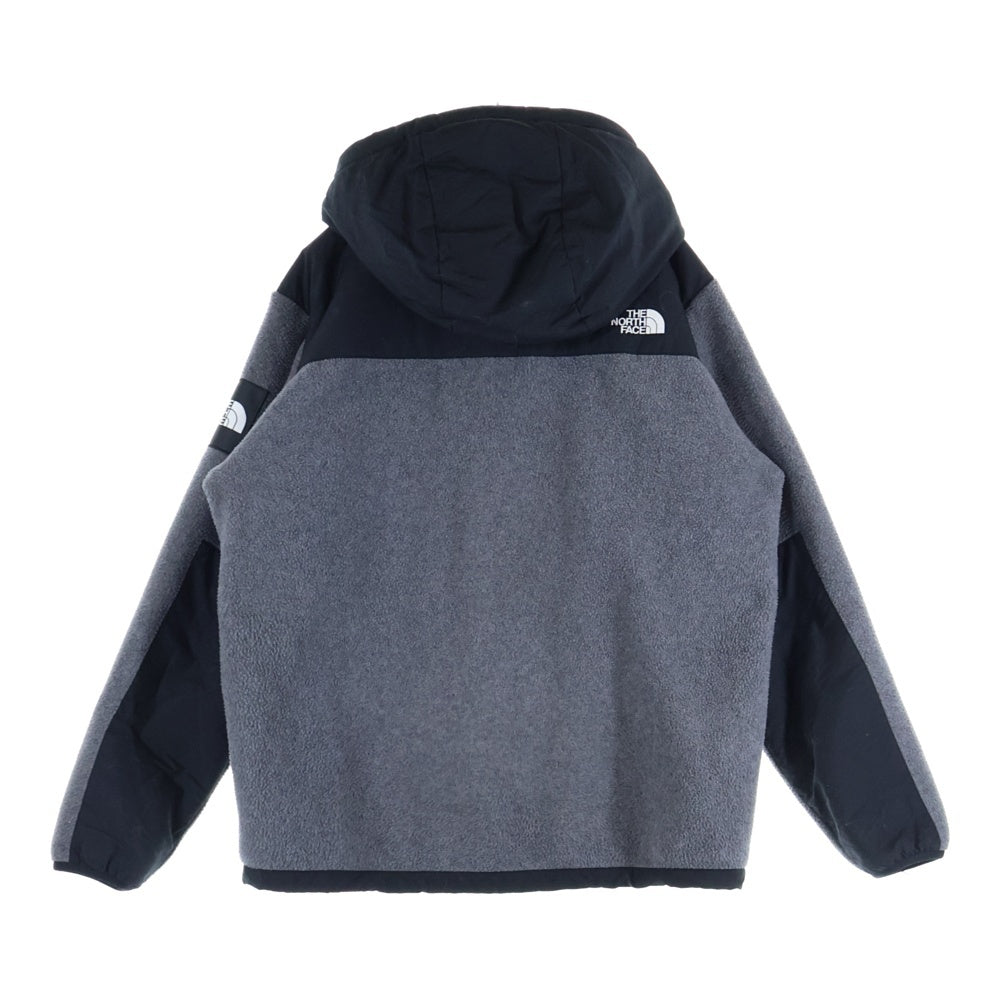 THE NORTH FACE(ザノースフェイス) ENALI HOODIE デナリ ナイロン切り替え ジップアップ フーデッド フリース ジャケット ブラック/グレー NA72052