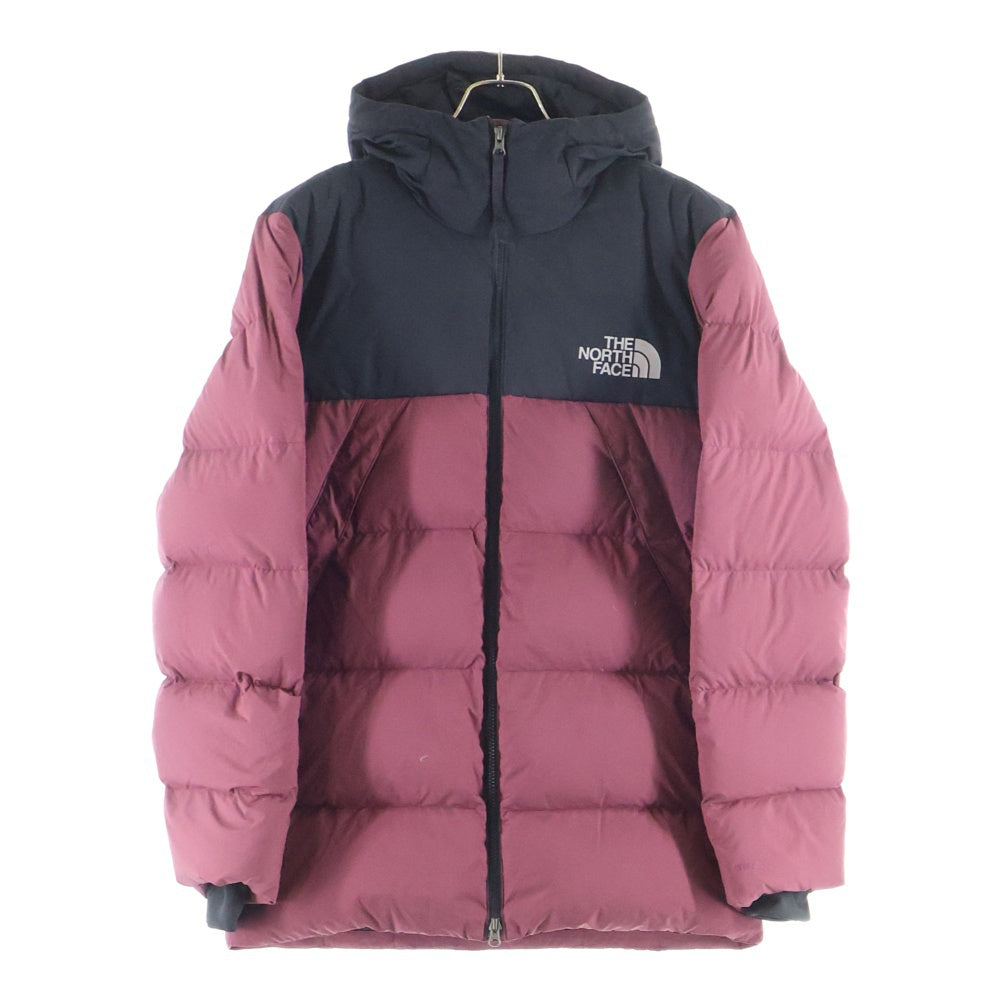 THE NORTH FACE(ザノースフェイス) 550 UX DOWN JACKET リフレクターロゴ ジップアップ フーデッド ダウンジャケット ボルドー NF0A47D5