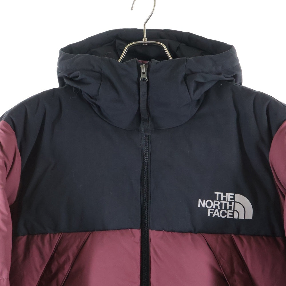 THE NORTH FACE(ザノースフェイス) 550 UX DOWN JACKET リフレクターロゴ ジップアップ フーデッド ダウンジャケット ボルドー NF0A47D5