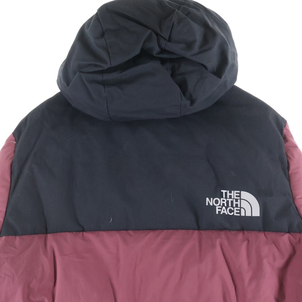 THE NORTH FACE(ザノースフェイス) 550 UX DOWN JACKET リフレクターロゴ ジップアップ フーデッド ダウンジャケット ボルドー NF0A47D5