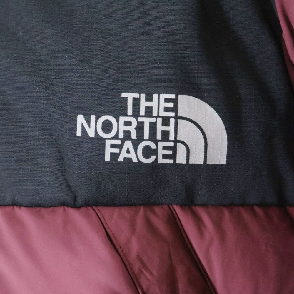 THE NORTH FACE(ザノースフェイス) 550 UX DOWN JACKET リフレクターロゴ ジップアップ フーデッド ダウンジャケット ボルドー NF0A47D5
