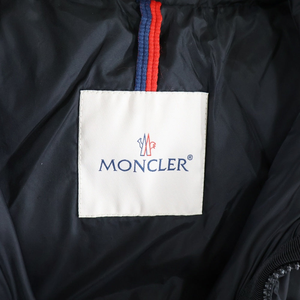 MONCLER(モンクレール) 19AW FLAMMETTE GIUBBOTTO フラメッテ ジップアップ フーデッド ダウン ジャケット コート ブラック レディース E20934993105 54155