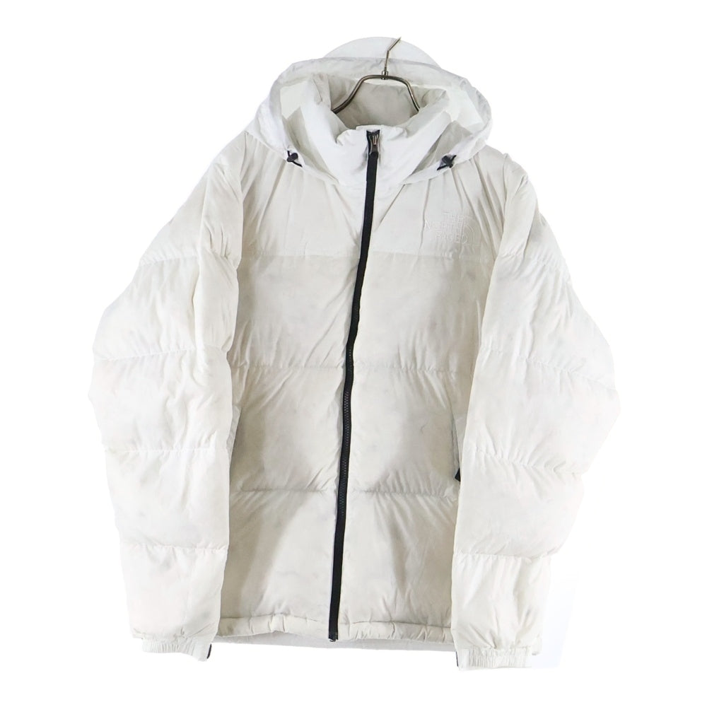 THE NORTH FACE(ザノースフェイス) UNDYED NUPTSE JACKET アンダイド ヌプシ フーデッドダウンジャケット ホワイト ND92337