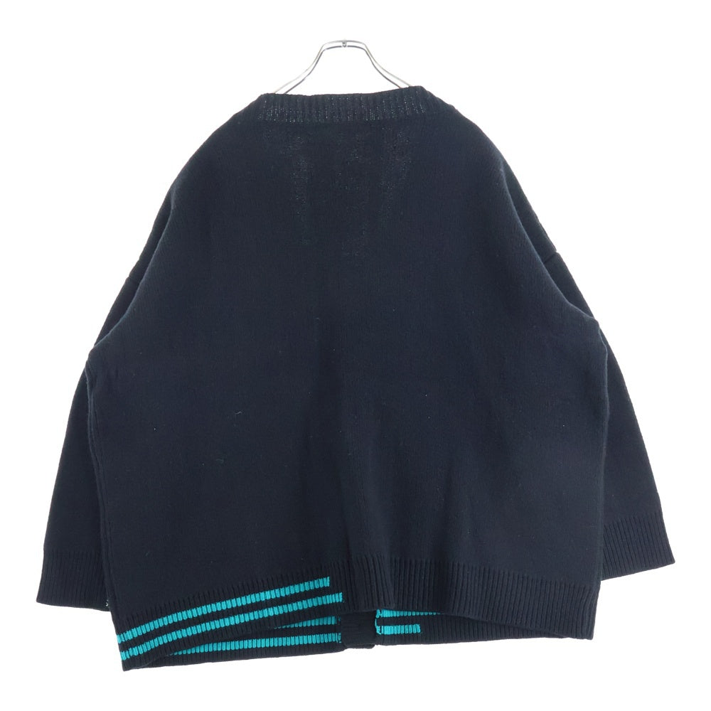 RAF SIMONS(ラフシモンズ) 16AW OVER SIZED KNIT オーバーサイズ ニット カーディガン ブラック