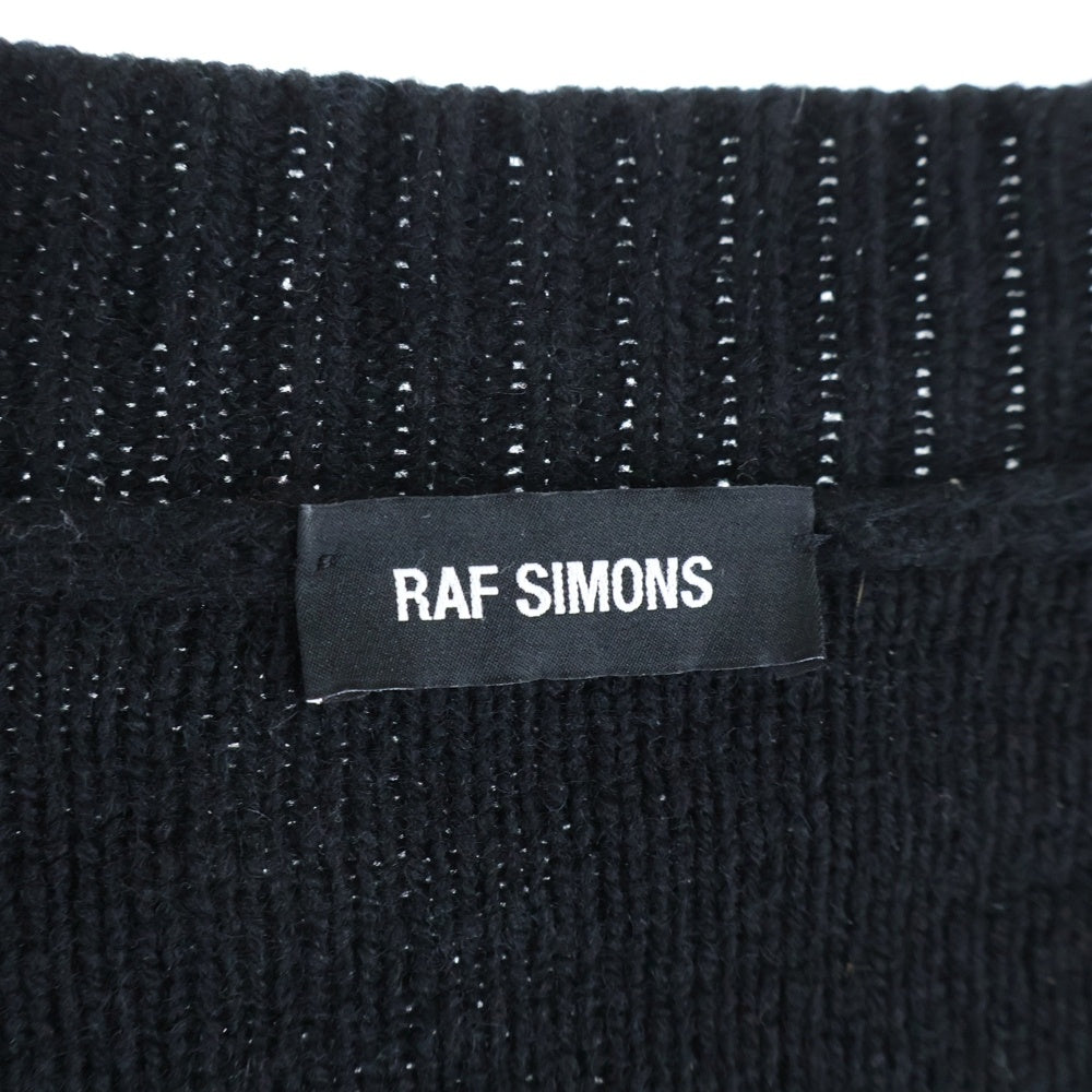 RAF SIMONS(ラフシモンズ) 16AW OVER SIZED KNIT オーバーサイズ ニット カーディガン ブラック