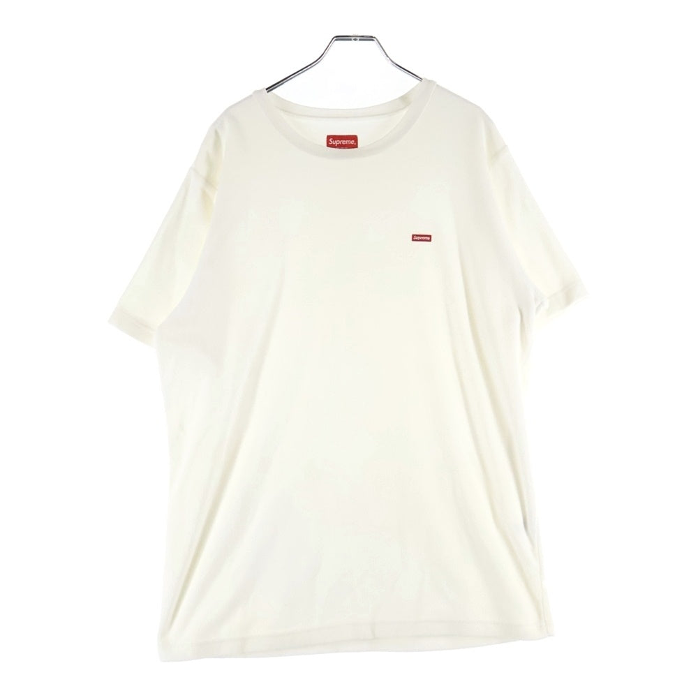 SUPREME(シュプリーム) 17SS Terry Small Box Tee テリー スモールボックスロゴ パイル生地 クルーネック カットソー 半袖Tシャツ ホワイト