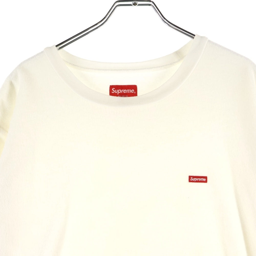 SUPREME(シュプリーム) 17SS Terry Small Box Tee テリー スモールボックスロゴ パイル生地 クルーネック カットソー 半袖Tシャツ ホワイト