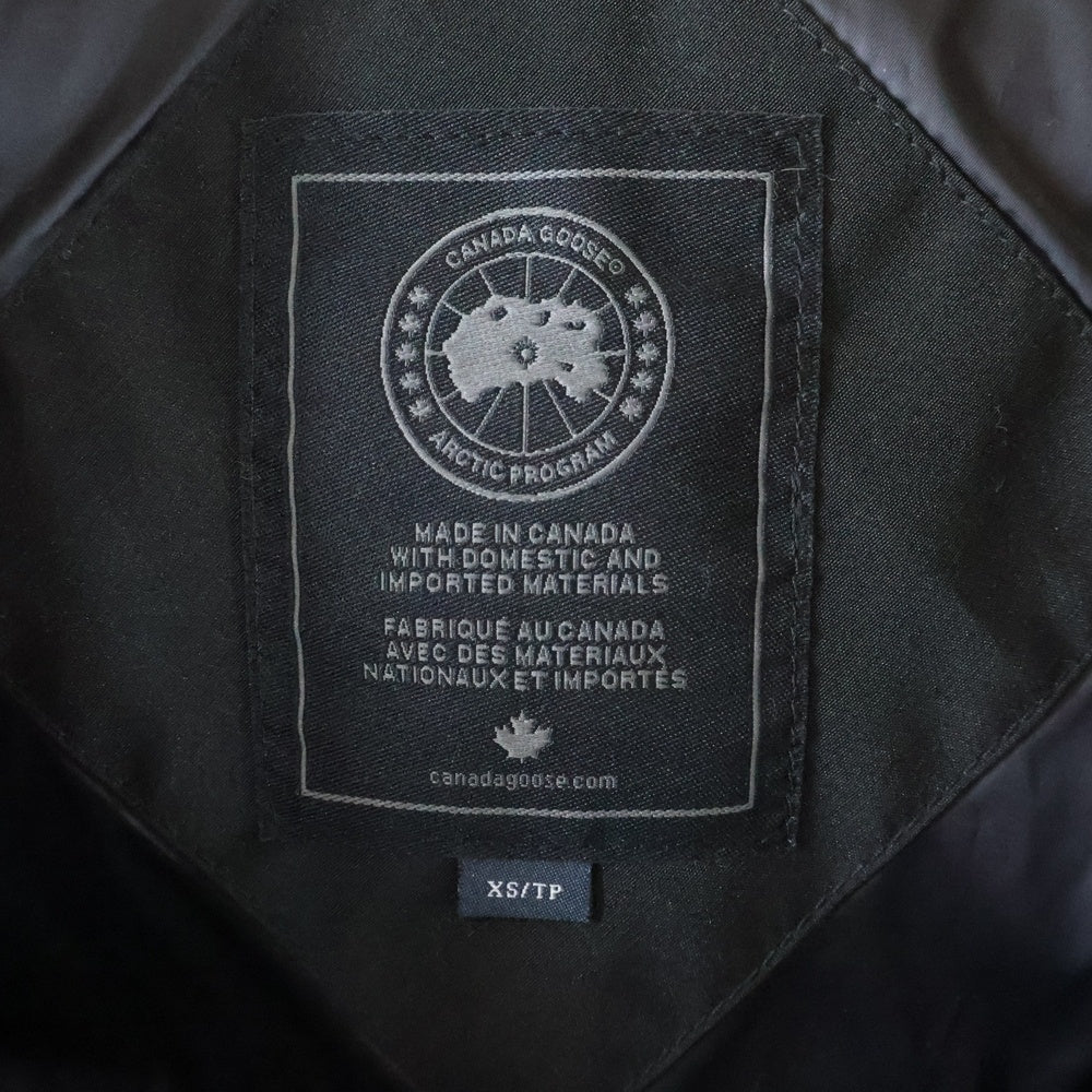CANADA GOOSE(カナダグース) BLACK LABEL ROSSCLAIR PARKA ブラックレーベル ロスクレアパーカー ファーフーデッド ダウンジャケット ブラック レディース 2580LB