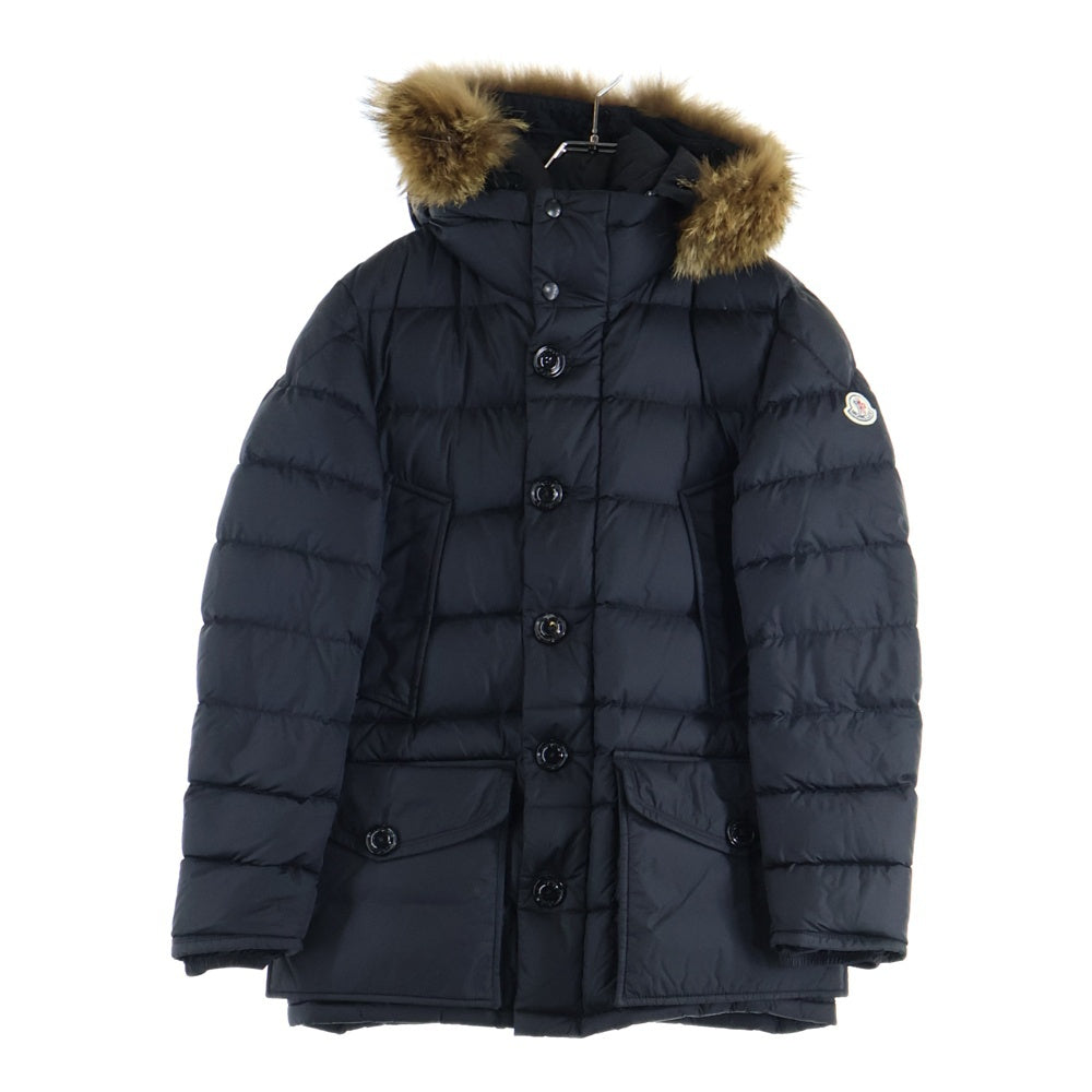MONCLER(モンクレール) CLUNY GIUBBOTTO CLUNY JACKET クラニー クラニージャケット ファーフード付きダウンジャケット アウター ブラック B20914138025 68352