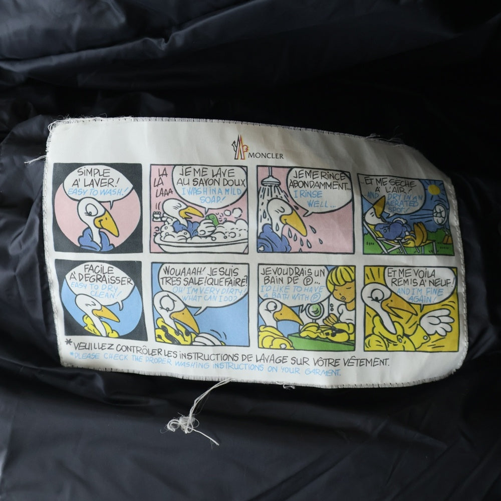 MONCLER(モンクレール) 16AW HERMINE エルミンヌ フーデッド ダウンコート ブラック レディース B20934930005 53048