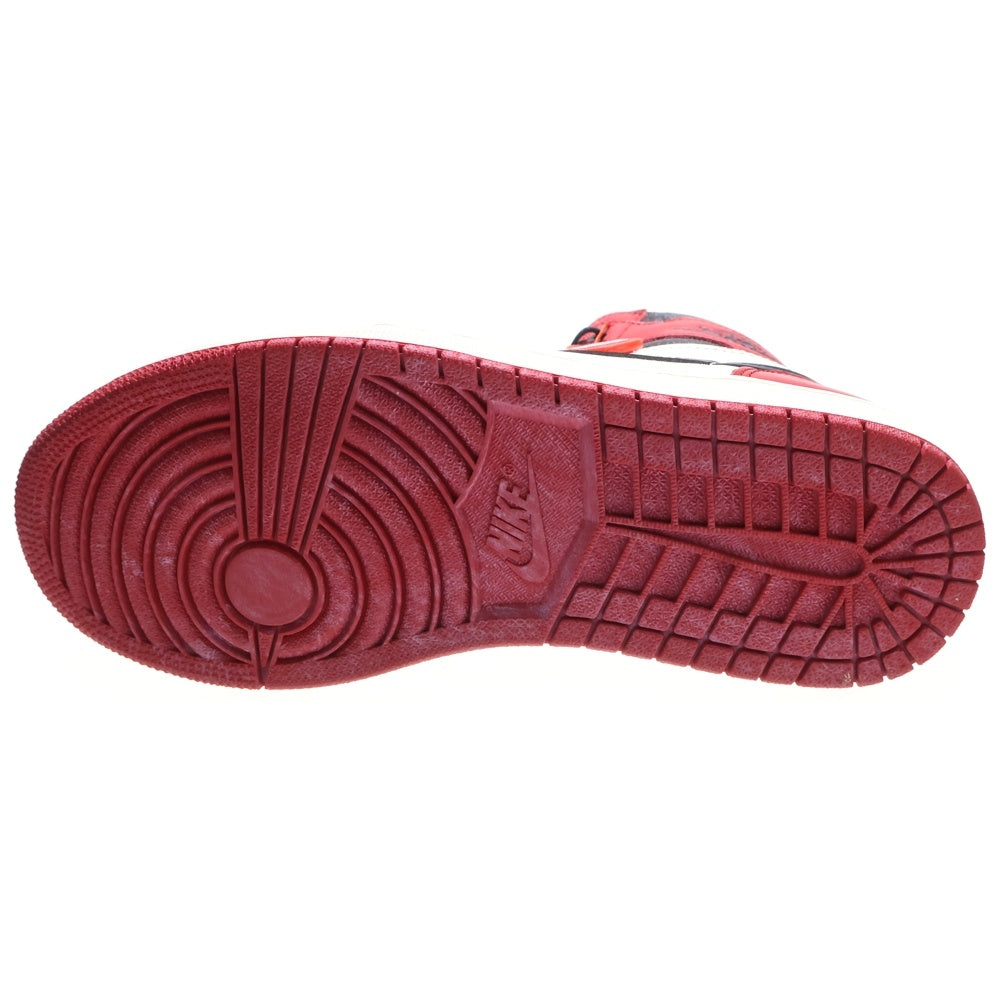 NIKE(ナイキ) AIR JORDAN 1 LOST & FOUND CHICAGO エアジョーダン1 ロスト&ファウンド シカゴ ハイカットスニーカーホワイト/レッド US10/28cm DZ5485-612