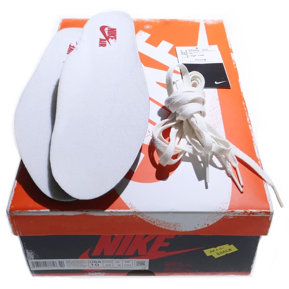 NIKE(ナイキ) AIR JORDAN 1 LOST & FOUND CHICAGO エアジョーダン1 ロスト&ファウンド シカゴ ハイカットスニーカーホワイト/レッド US10/28cm DZ5485-612