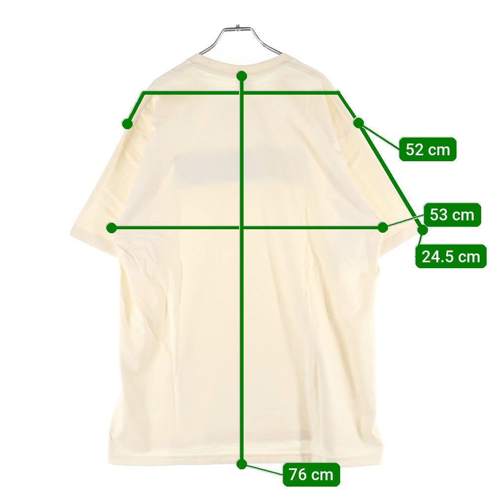 SUPREME(シュプリーム) 25SS ×Zoo York Transmit Tee ズーヨーク トランスミット フロントプリントTシャツ 半袖クルーネックカットソー アイボリー