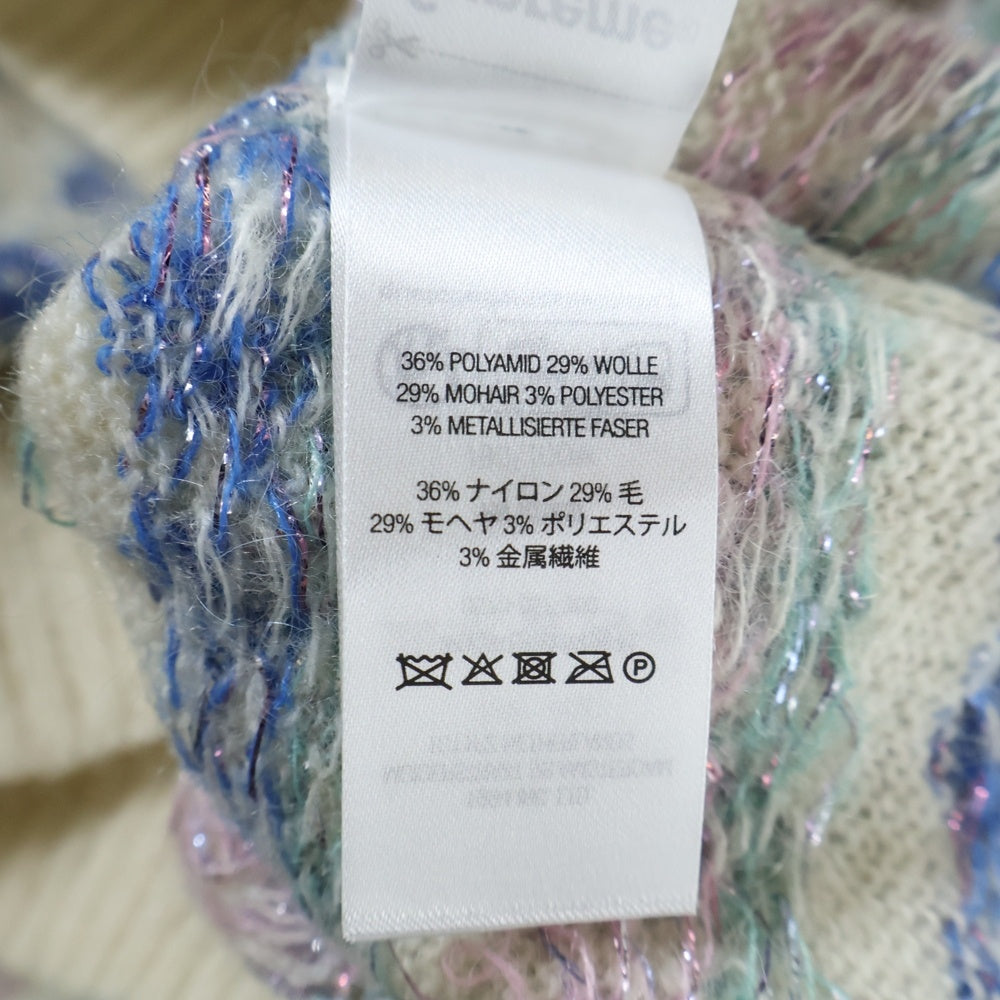 SUPREME(シュプリーム) 25AW Flowers Metalic Sweater アイボリー フラワーメタリック総柄 クルーネックニットセーター アイボリー