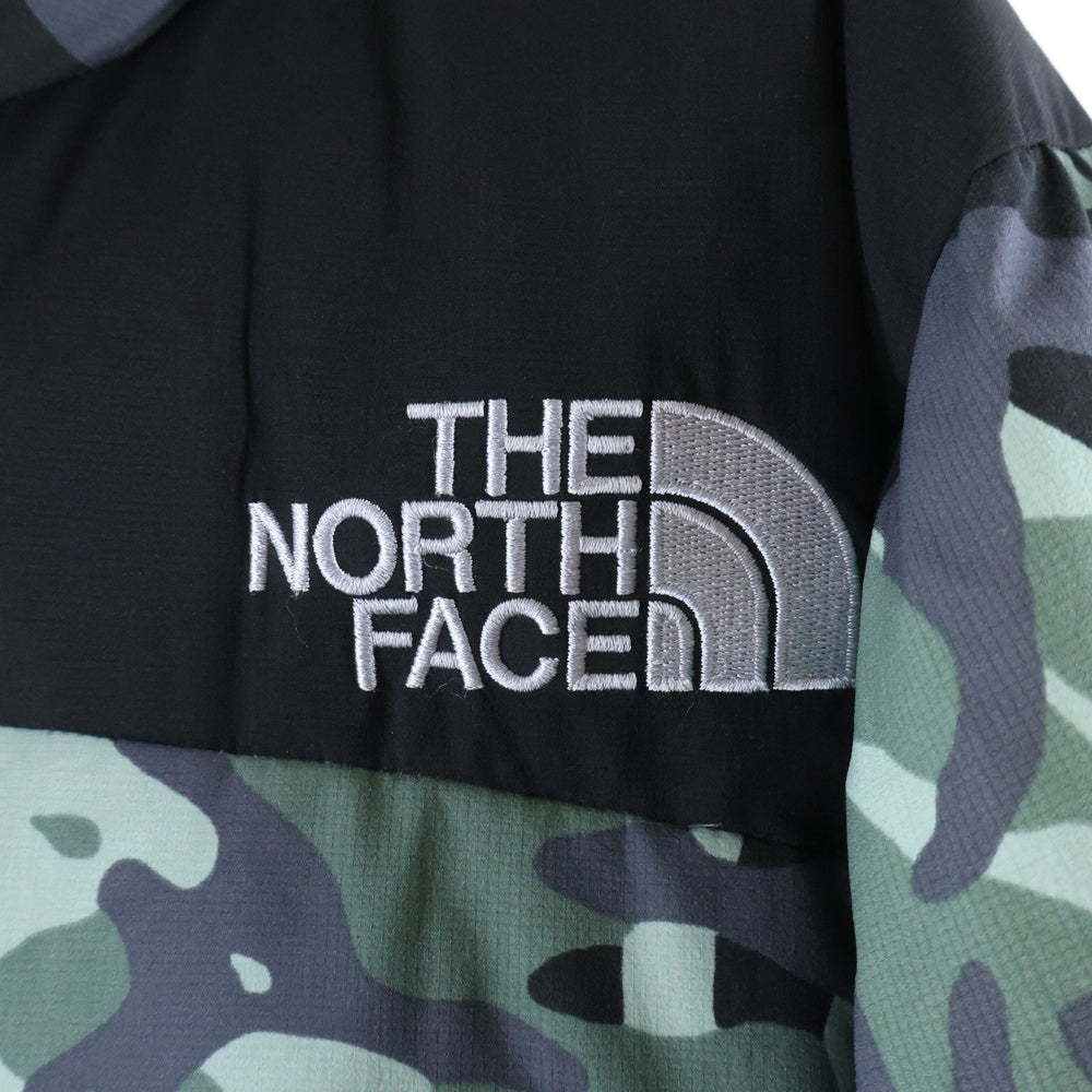 THE NORTH FACE(ザノースフェイス) NOVELTY BALTRO LIGHT JACKET GORE-TEX ノベルティ バルトロ ライトジャケット ゴアテックス ダウンジャケット 迷彩 グリーン ND91951