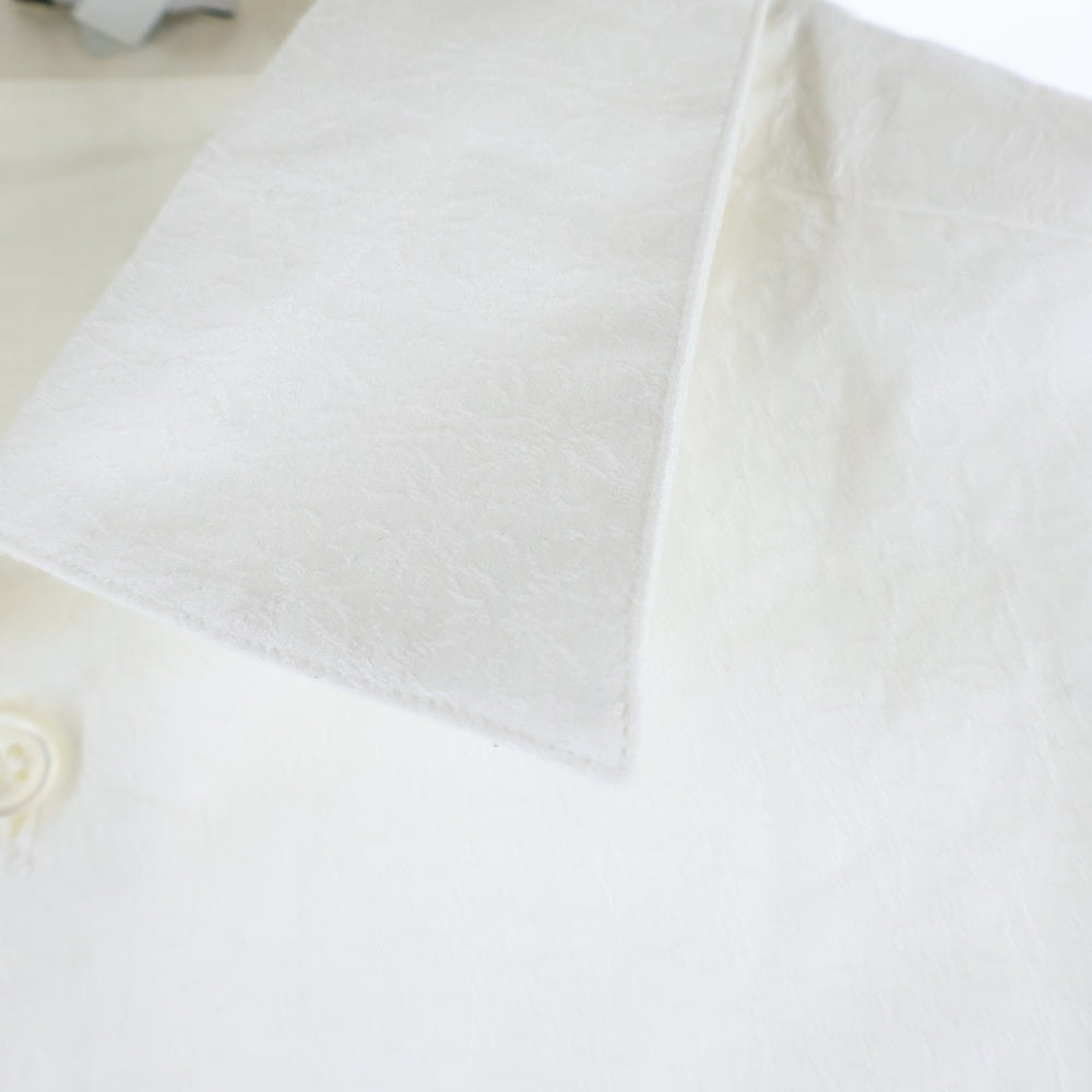 LOEWE(ロエベ) ANAGRAM JACQUARD SHIRT アナグラム ジャガード ロングスリーブ コットンシャツ ホワイト H526Y05X15